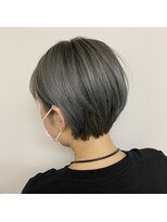 ラフヘアー(LaF)&nbsp;ショートボブ×シルバーグレージュ