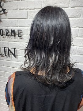 ヘア スパ ビューティー エールフォルム(HAIR SPA BEAUTY YELLFORME) 透明感グレージュ×グラデーション
