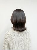 《TOPHAIR 玉島店/ ぱん》切りっぱなしボブ×アッシュブラウン