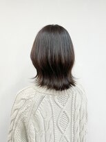 トップヘアー 玉島店(TOP HAIR)&nbsp;《TOPHAIR 玉島店/ ぱん》切りっぱなしボブ×アッシュブラウン
