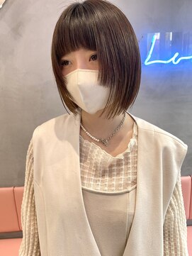 ロンドポレール 北千住(Lond polaire) ボブ×アッシュベージュ