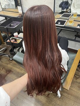 オロ(ORO) 【ORO】ブリーチなし レッドブラウンヘア