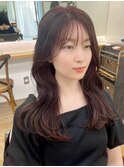 韓国前髪顔周り×美髪レイヤー[横浜/縮毛矯正/前髪縮毛矯正]