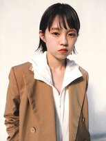 テトヘアー(teto hair) ボブ　デザインカラー　ハイライトブラウンカラー　外ハネ
