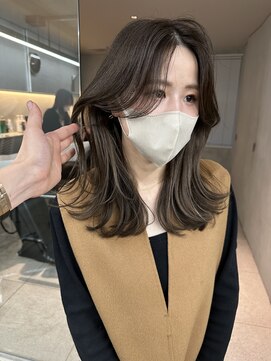 サイン 表参道(SIGN) ザクザクレイヤーカット巻き方簡単ミディアム ロング韓国表参道