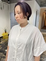 モクレン(mokuren.) コンパクトショート&フェイスフレーミングカラー