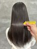 【最高峰の艶と手触り】カット+プラチナ美髪ストレート+７stepTR　/26400円～