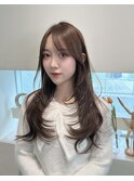 ゆる巻き韓国レイヤー
