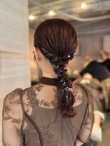 エルバイラビス 大宮(elu by lovis)&nbsp;《mana》編みおろし/王道ヘアセット/お呼ばれヘア/結婚式ヘア