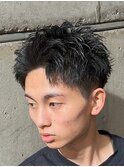 刈り上げスパイキーショート