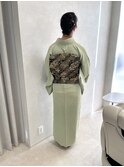 晴れの日・式典の装い着物着付けとヘアセット・アップスタイル