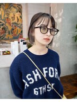 アペロ 柏(Apero)&nbsp;インナーカラーbeige◎切りっぱなしボブ