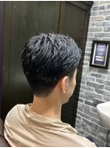 スペインカール/スパイキーショート/ブルーブラック/御徒町
