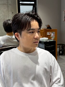 メッツ 原宿(METS) MEN'S/ニュアンスセンターパート/メンズパーマ