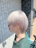 【平田指名限定】ケアブリーチonカラー＋カット＋トリートメント ￥16500～