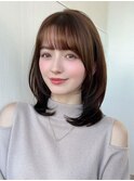 40代からの自然美を引き立てる艶髪カラー