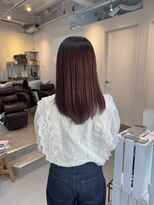 ロカ 表参道(loka)&nbsp;チェリーレッド[表参道/ブリーチ/ハイライト]Mai
