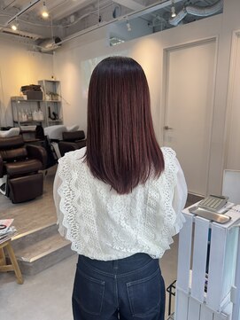 ロカ 表参道(loka) チェリーレッド[表参道/ブリーチ/ハイライト]Mai