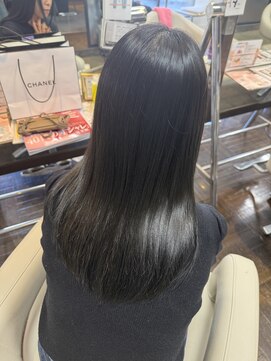 アヴァンス 北花田店(AVANCE) ＊ブラックカラー/髪質改善/ミディアム