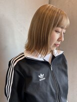 ラヴィズム 長岡店(LUVISM)&nbsp;韓国/顔周りレイヤー/ダブルカラー/ベージュ/前髪新潟長岡宮関