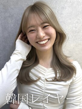 エース 梅田(ace) レイヤーカット/韓国レイヤー/顔周りカット/顔周りレイヤー