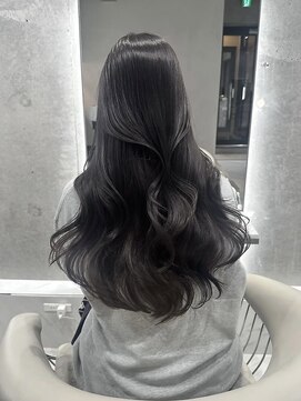 髪質改善＊顔周りカット＊ダークアッシュ＊美髪*Zina Maison札幌