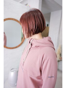 ラフ 八乙女(Rough) 大人ガーリー/ダークアッシュ/ミディアムレイヤーカット/八乙女