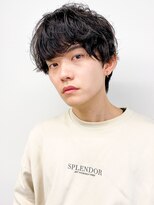 ベガ ヘアーズ ストーリー(VEGA hair's story)&nbsp;ツーブロック×刈り上げマッシュ◎黒髪好印象ナチュラル