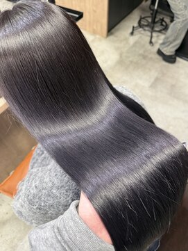 リンクミリ(Link mili) 【ラベンダーブラック】髪質改善/韓国ヘア/レイヤーカット