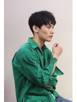 ブークル(boucle) ナチュラルショート 眉上髪型 メンズショート