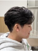 2Wayフェザーショート/ラウンドマッシュ/豊洲