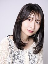 レム 川崎(REM)&nbsp;ミディアム×内巻き×暗髪