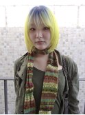 原宿/ルーツカラー　デザインカラー　ハイトーンカラー