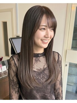 零秒女髪 千里丘店 艶やかで上品な大人女性の髪質改善ロング艶髪美髪髪質改善カラー
