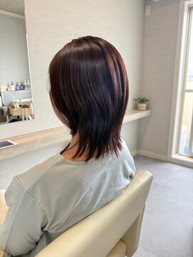 イマージュ 志免店(image) 美シルエットのナチュラルウルフボブ