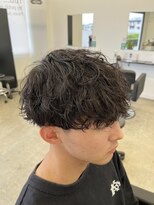 ラッドバイプティパ 水戸元吉田店(rad...by petit-pas)&nbsp;＊波巻きパーマ×刈り上げマッシュ/水戸メンズパーマ/メンズヘア