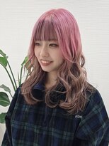 hyon myon/RISEbyREVO 綾瀬店【ヒョンミョン】&nbsp;ハッシュカット/デザインカラー/グレージュ[綾瀬駅/韓国ヘア]