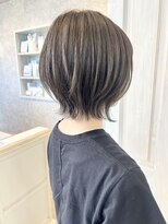 キャアリー(Caary)&nbsp;福山Caary似合わせモテヘアくびれレイヤーボブヘアくすみカラー
