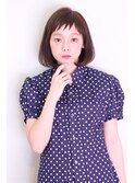 【表参道　原宿　青山】ショートバング　ラウンドボブ藤沢輝守