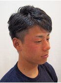 流れを生かした束感ショート