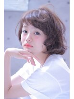 カシュカシュ(cache cache)&nbsp;cache cache★クセ毛風パーマのボブ