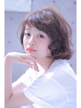 カシュカシュ(cache cache) cache cache★クセ毛風パーマのボブ