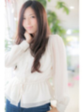 ヘアーショップ エヌアンドエー 越谷店(hair shop N&A) ゆるカール×ダークアッシュ×レイヤーロング