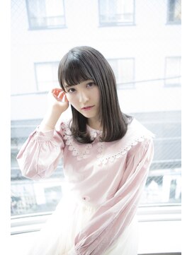 サロンドミルク 原宿(salon de MiLK) 【salon de MiLK 原宿】ツヤ感×耳かけ×ワンカール