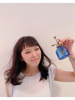 ヘアーサロン オーツー(HAIR SALON O+O) ショートバングで大人綺麗ロングレイヤー