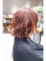 コーゾーギンザ 上野御徒町店(KOZO GINZA)&nbsp;【新保 優】フレンチボブ ピンクブラウン ふわミディ♪