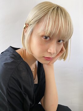 ヴェルダ 池袋店(verda) ニュアンス前髪とシックなボブ*fukuda