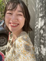 エミュ 天文館店(eMu) アッシュブラウン×タンバルモリAラインボブ