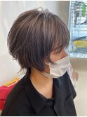 【NAiVE hair】グレージュ★ウルフショート
