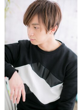 ミック 日暮里店(miq) 透明感あるアシンメトリーニュアンスマッシュb1